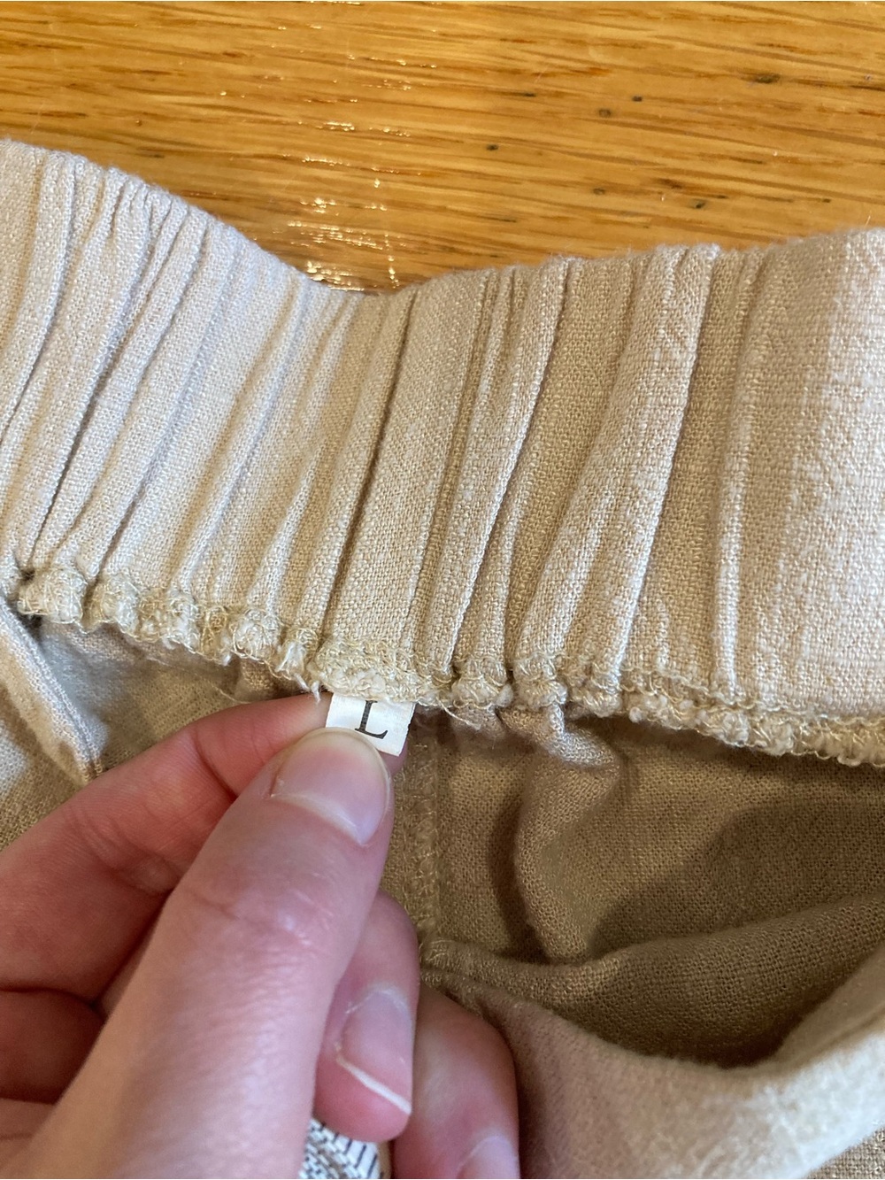 Cotton Linen Blend Wide Leg Pants - Picture 4 of 10